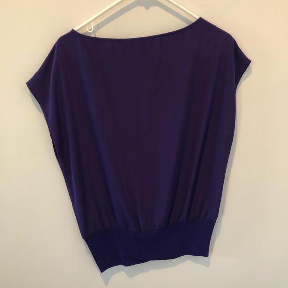Express Purple Sleeveless Shirt Sz XS - Picture 3 of 5